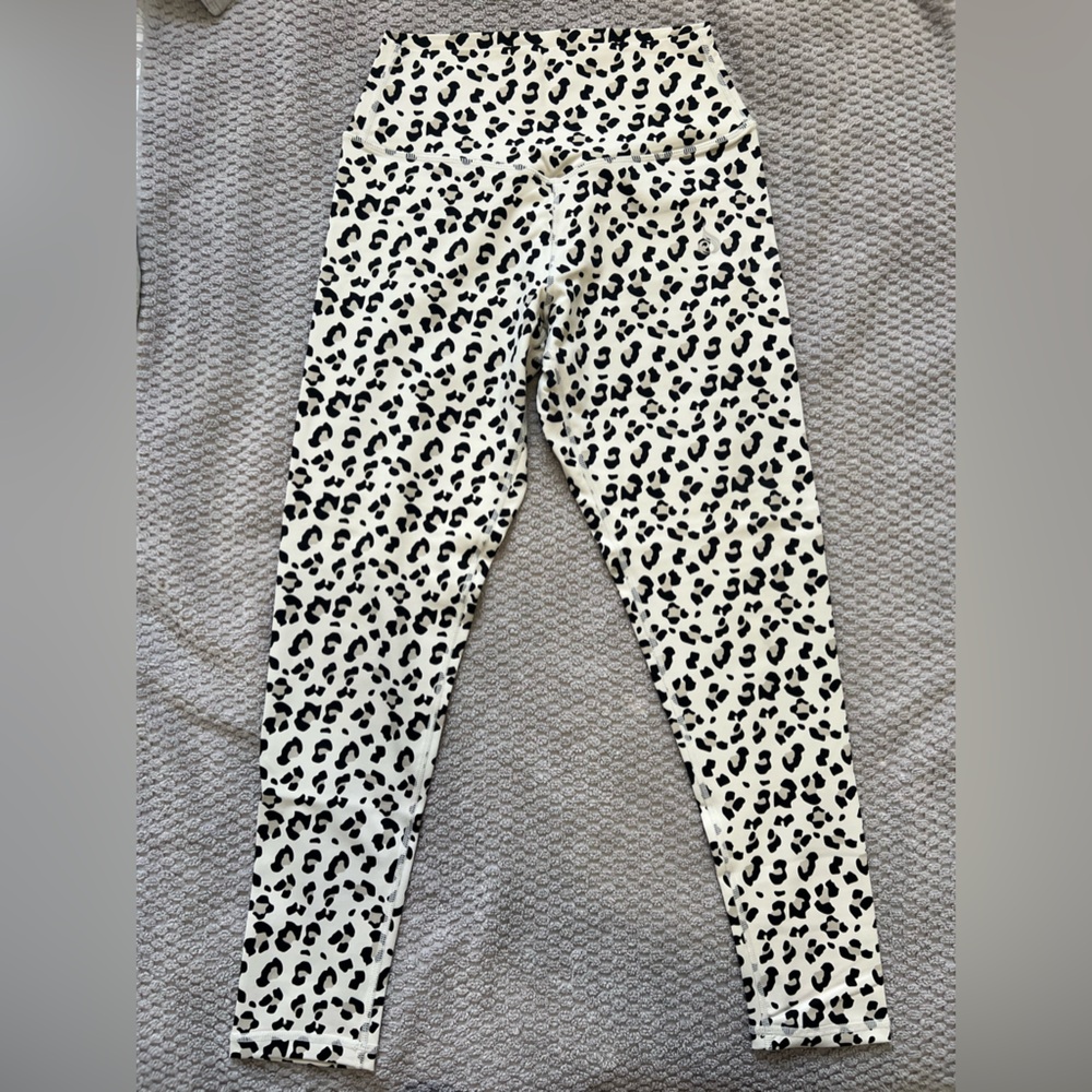 Ryderwear White Printed Leggings